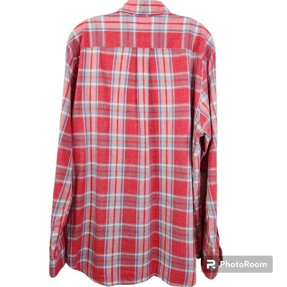 Vineyard Vines Mens Long Sleeve Plaid Print Crosby Shirt Size L - Picture 2 of 6